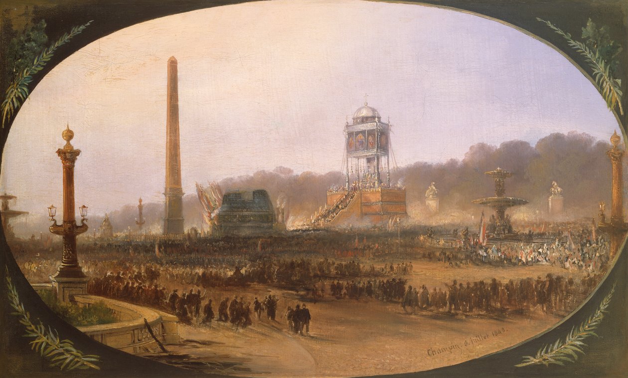 Kesäkuun 1848 uhrien hautajaiset tekijältä Jean Jacques Champin