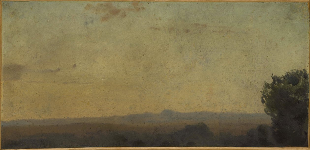 Italialainen maisema, vuosina 1859-1864 (öljy kankaalle) tekijältä Jean Jacques Henner