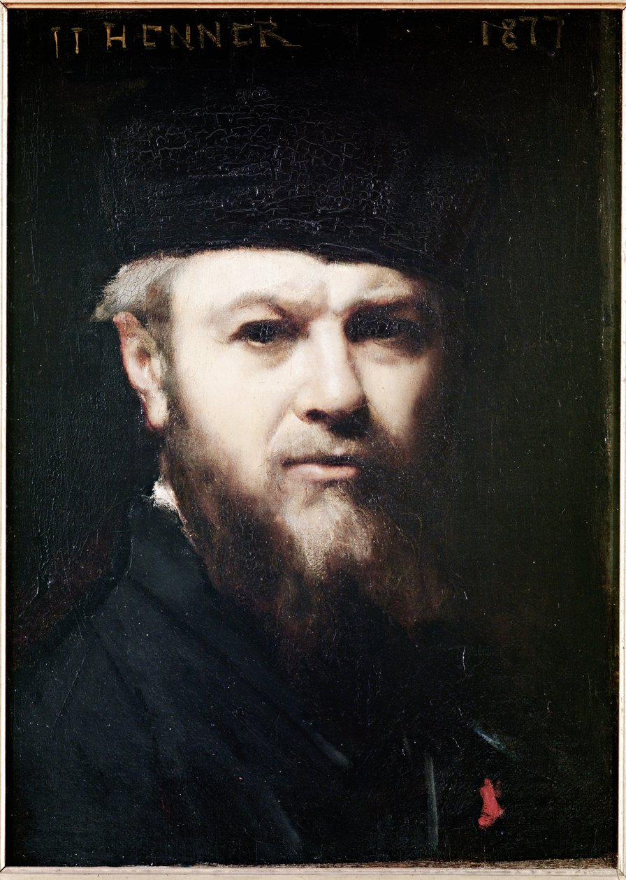Omakuva, 1877 tekijältä Jean Jacques Henner
