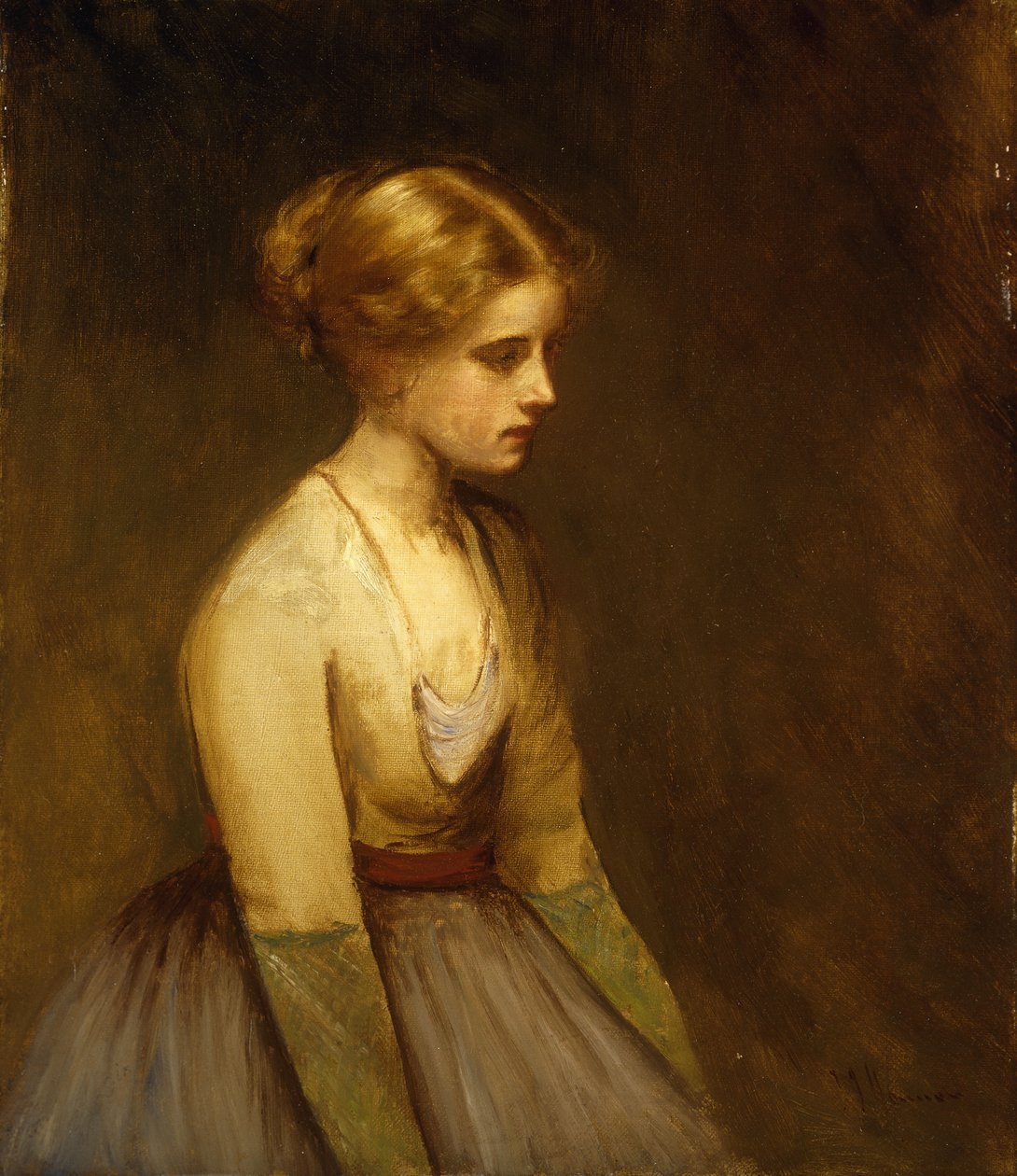 Tutkimus vaaleatukkaisesta kaunottaresta tekijältä Jean Jacques Henner