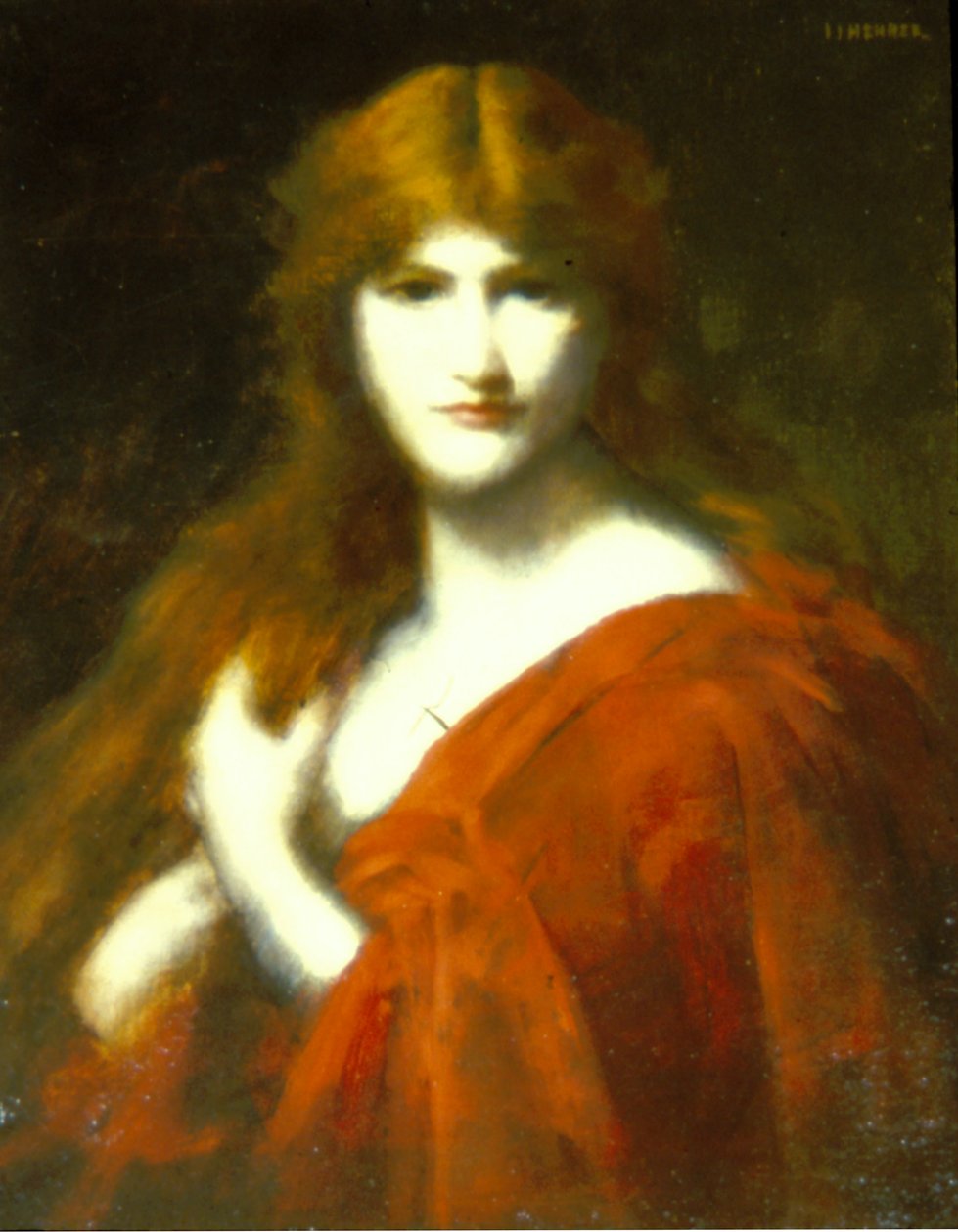Punapää tekijältä Jean Jacques Henner