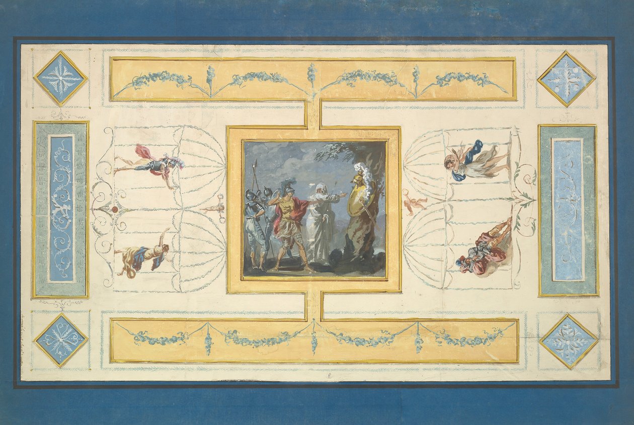 Study for a Ceiling, n.d.. tekijältä Jean Jacques Lagrenee