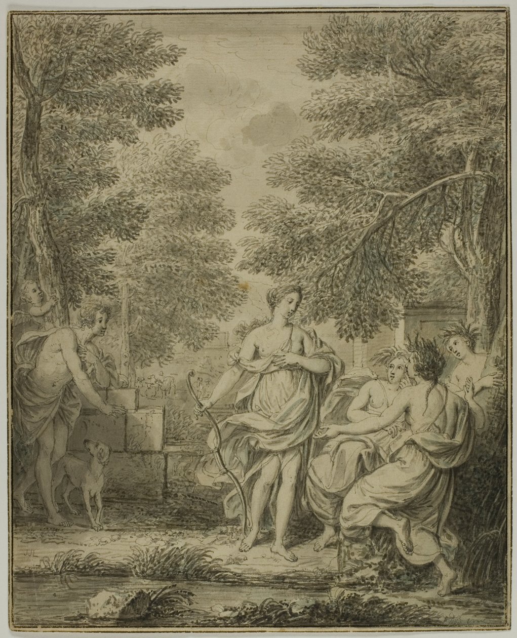 Diana ja Actaeon tekijältä Jean Jacques de Boissieu