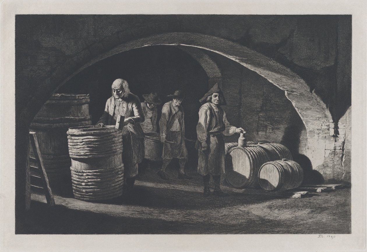 The Coopers, 1800-luvun lopun kopio vuodelta 1790. tekijältä Jean Jacques de Boissieu