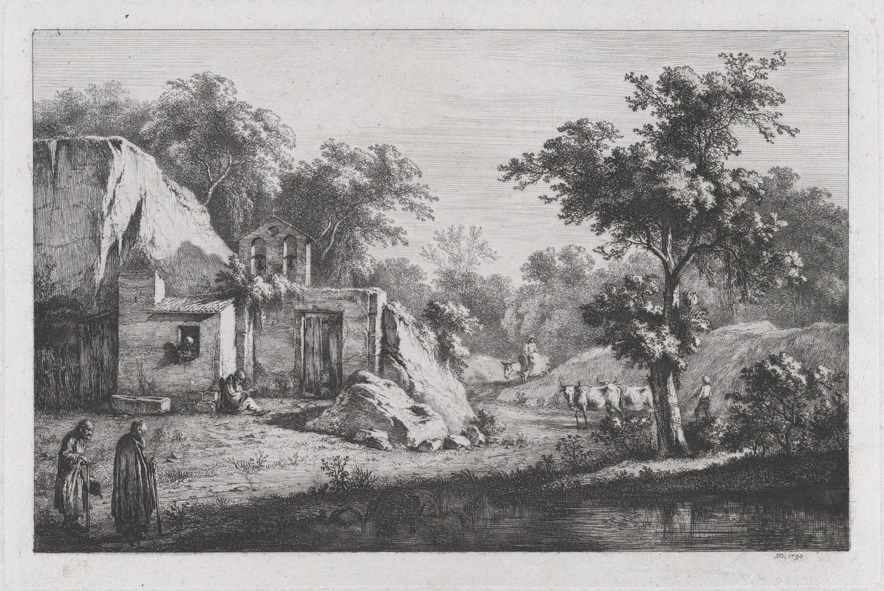 Pieni Eremitaaši, 1793. tekijältä Jean Jacques de Boissieu