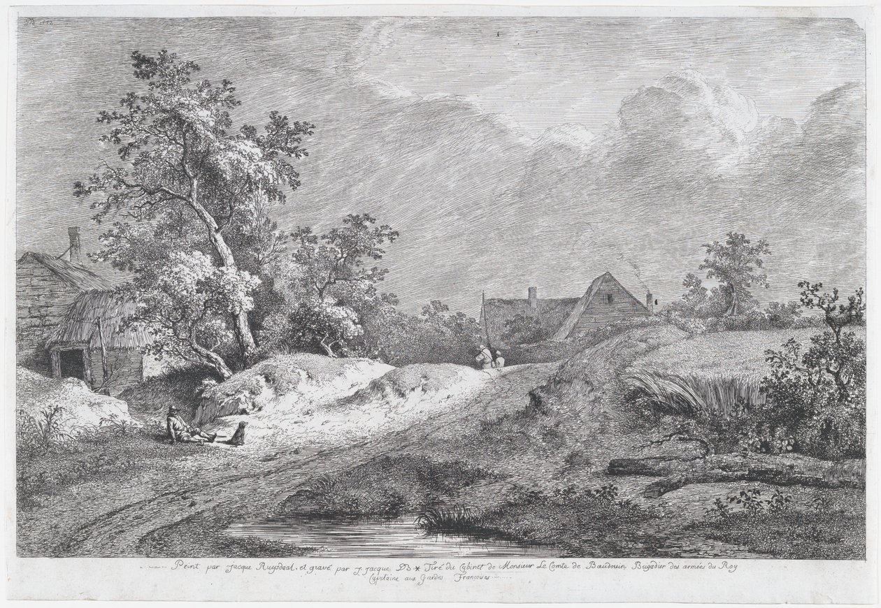 Vehnäpelto, 1772. tekijältä Jean Jacques de Boissieu
