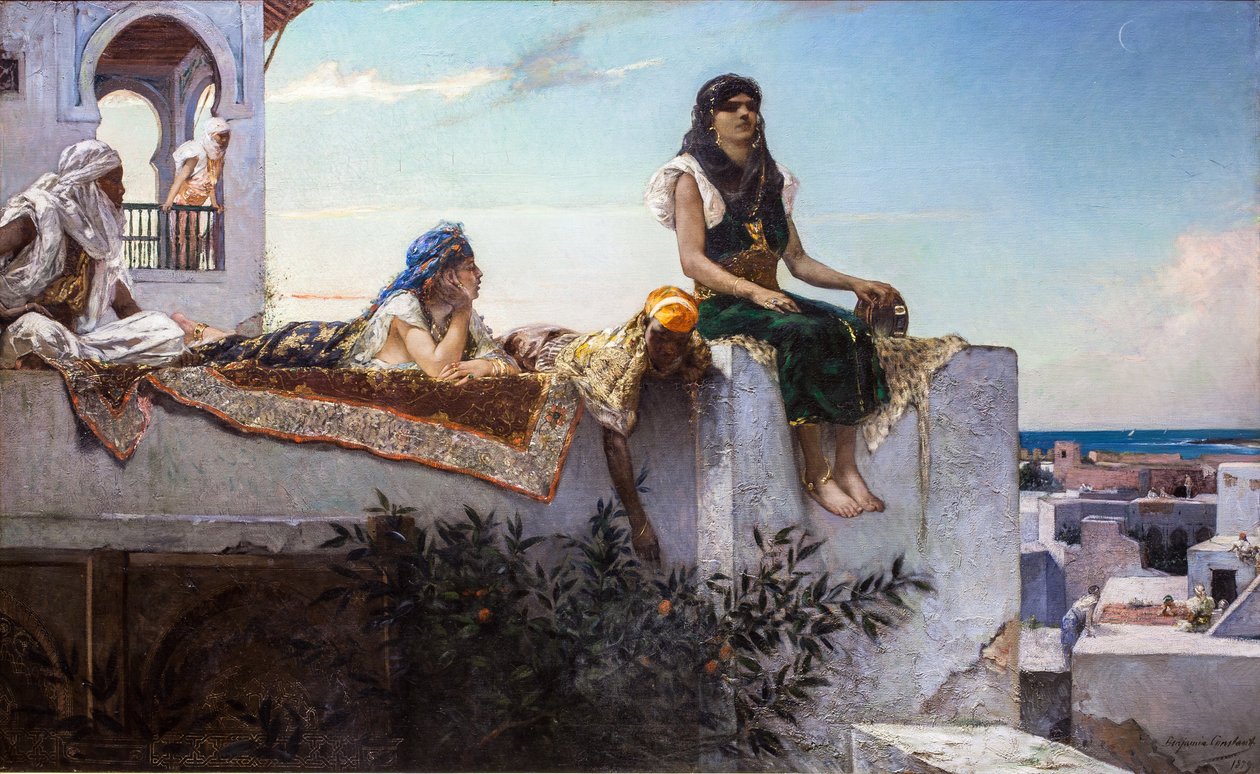 Ilta terasseilla (Marokko) tekijältä Jean Joseph Benjamin Constant
