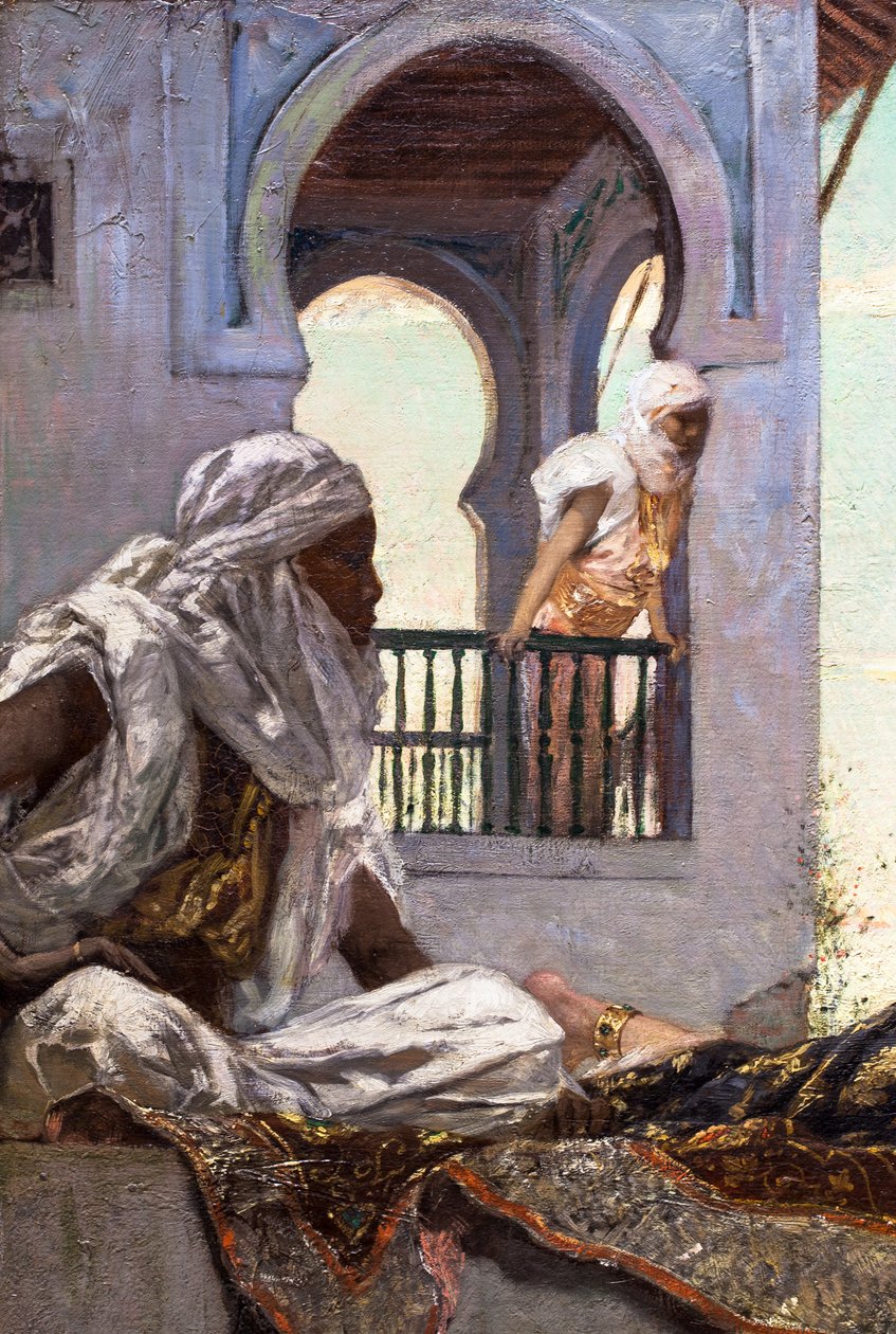 Ilta terasseilla (Marokko) tekijältä Jean Joseph Benjamin Constant