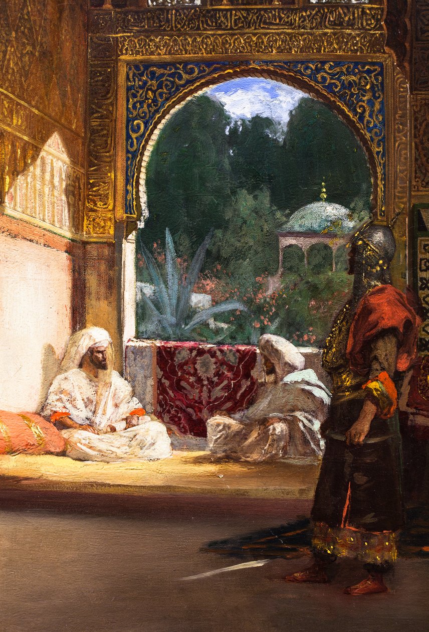 Sulttaanin palatsissa (yksityiskohta), päiväämätön. (Öljy kankaalle) tekijältä Jean Joseph Benjamin Constant