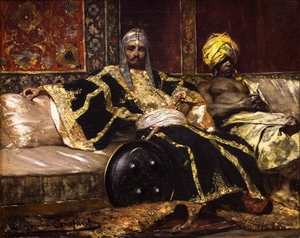 Janissari ja eunukki tekijältä Jean Joseph Benjamin Constant