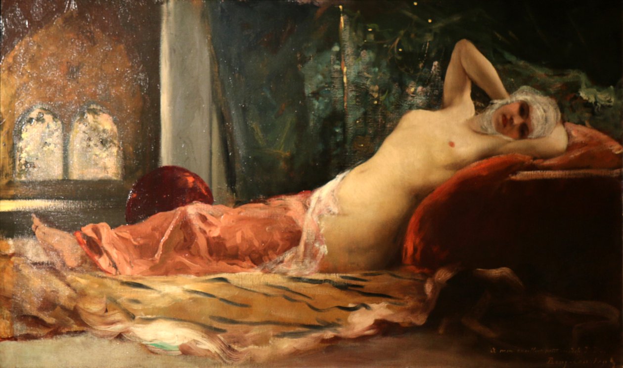 Odaliskia. tekijältä Jean Joseph Benjamin Constant