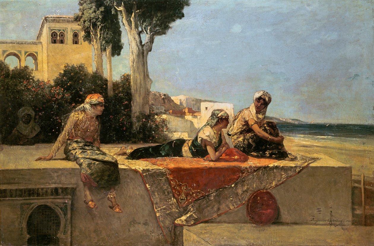 Terassilla tekijältä Jean Joseph Benjamin Constant