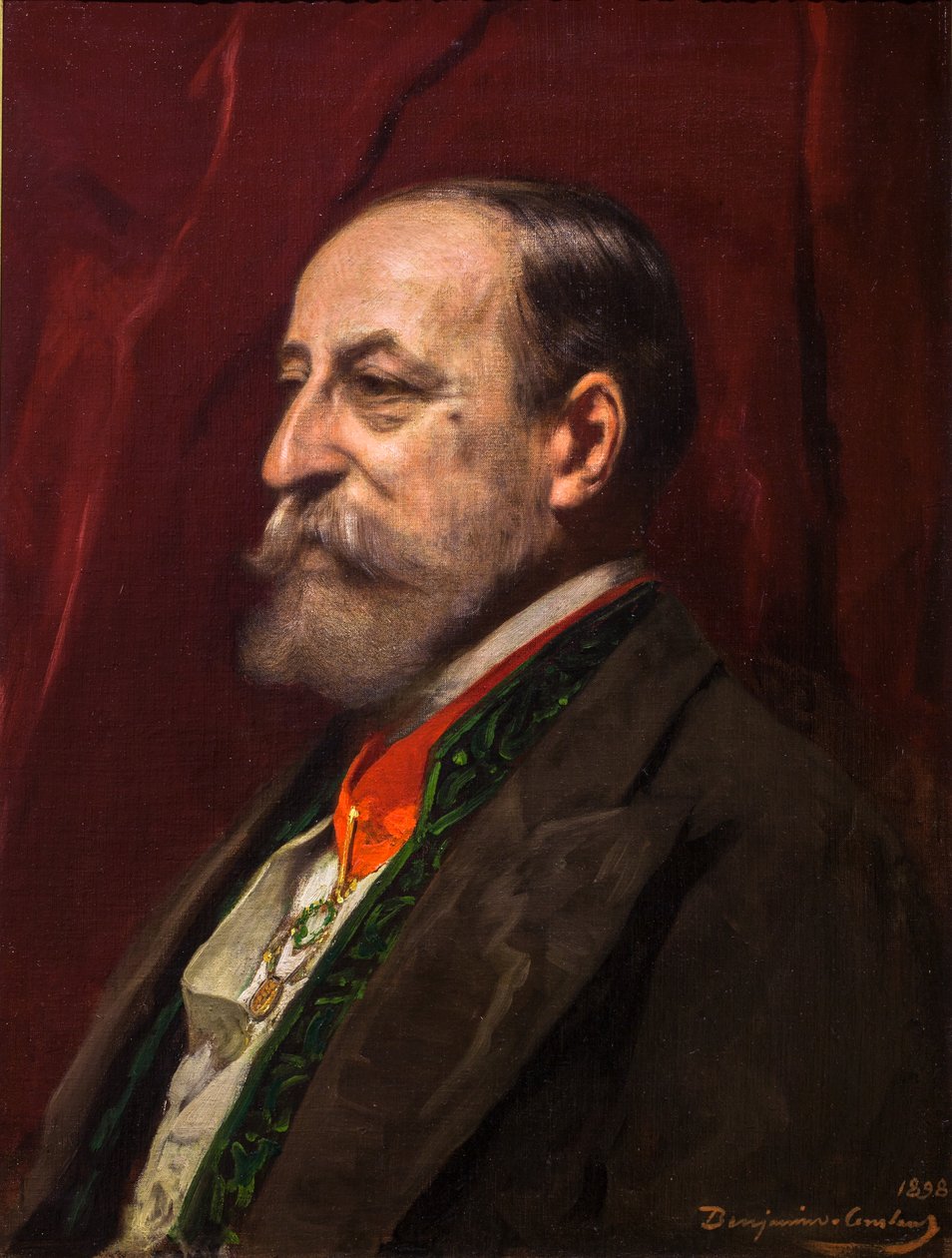 Camille Saint-Saensin muotokuva tekijältä Jean Joseph Benjamin Constant