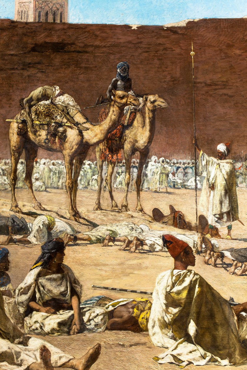 Viimeiset kapinalliset, Marokon historiallinen kohtaus tekijältä Jean Joseph Benjamin Constant