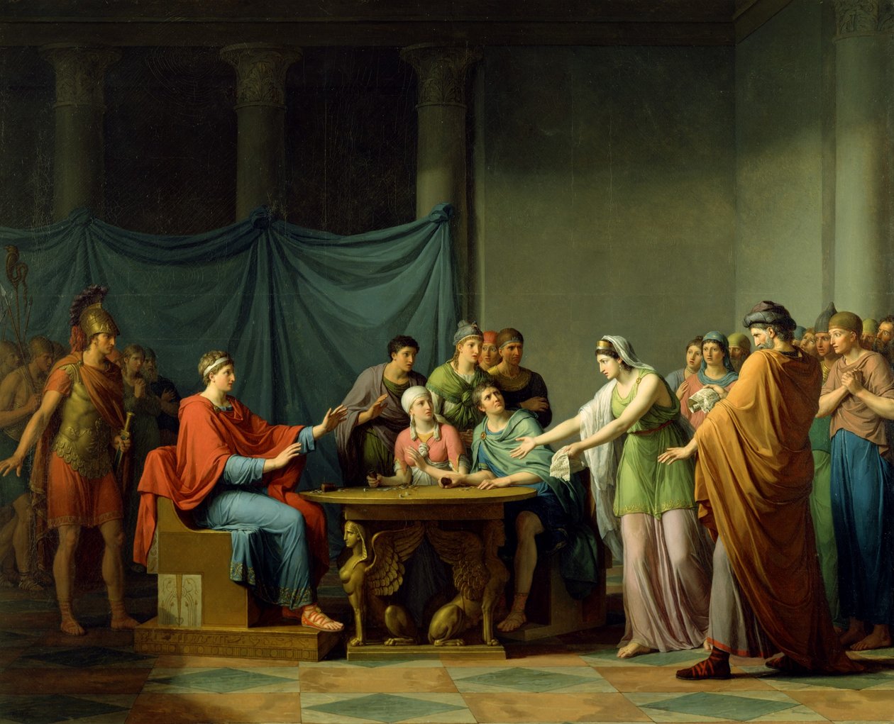 Berenike moittii Ptolemaiosta tekijältä Jean Joseph Taillasson