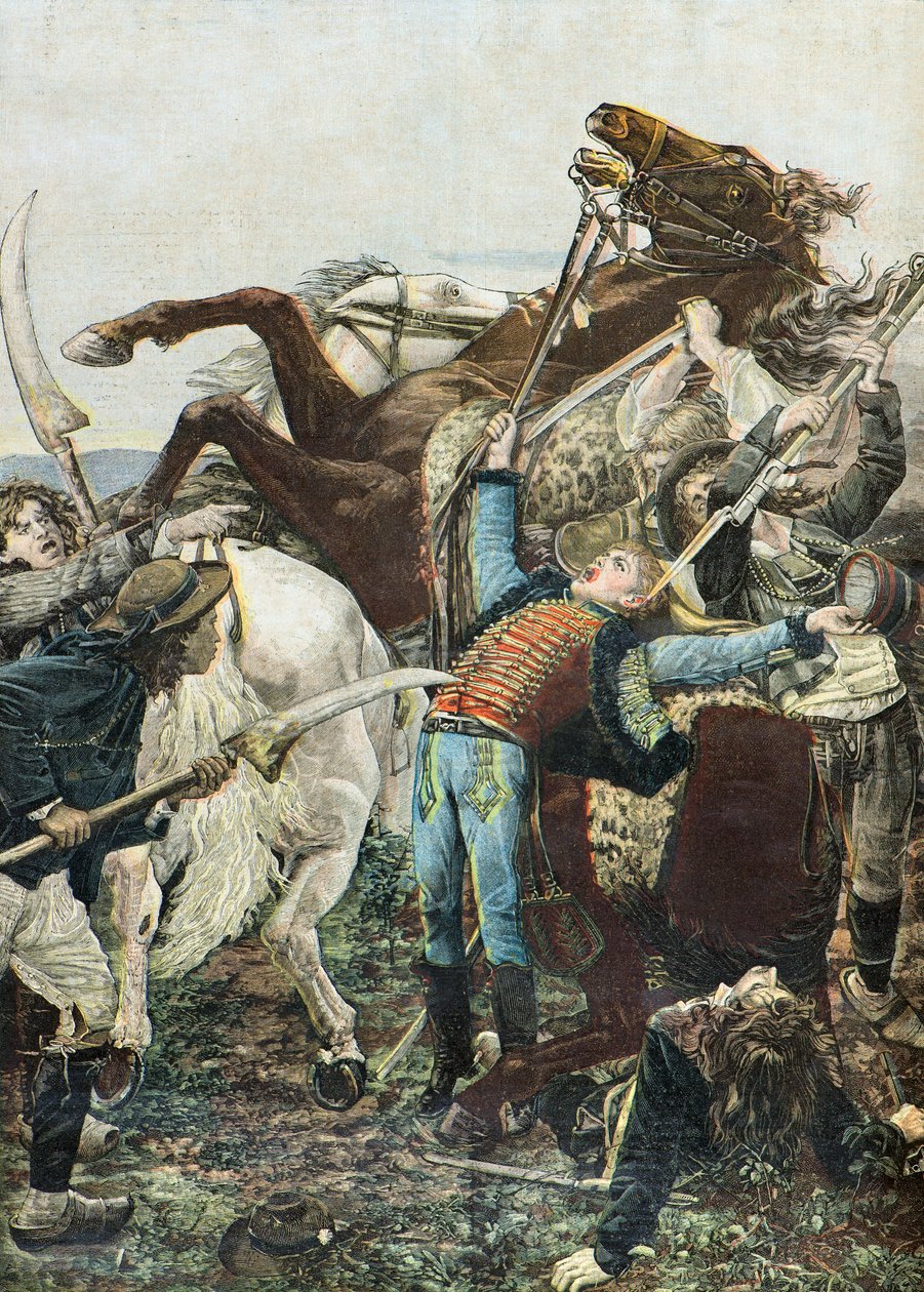 Baran kuolema vuonna 1793 tekijältä Jean Joseph Weerts