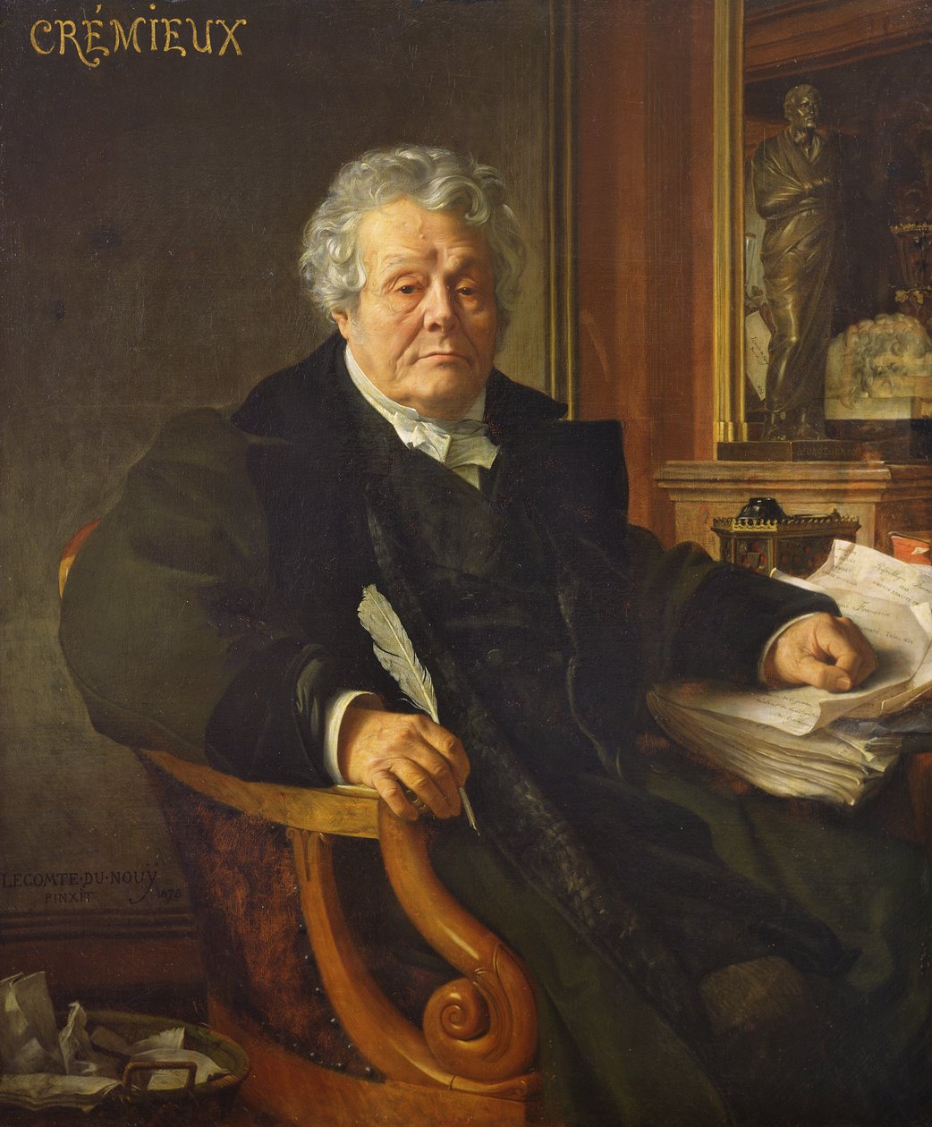 Adolphe Cremieux, 1878 tekijältä Jean Jules Antoine Lecomte du Nouy