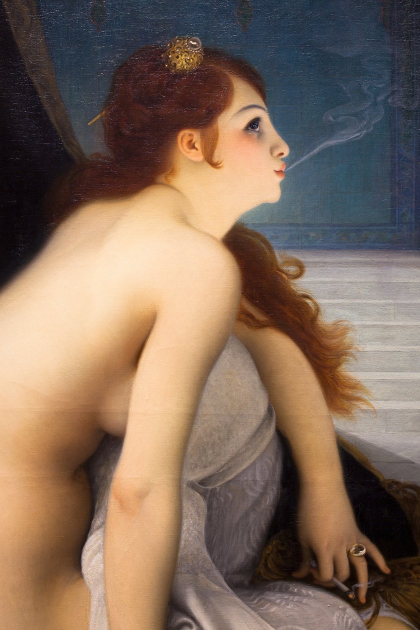 Valkoinen orja (yksityiskohta) tekijältä Jean Jules Antoine Lecomte du Nouy