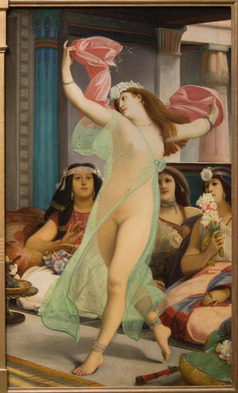 Itämainen tanssija haaremissa tekijältä Jean Jules Antoine Lecomte du Nouy