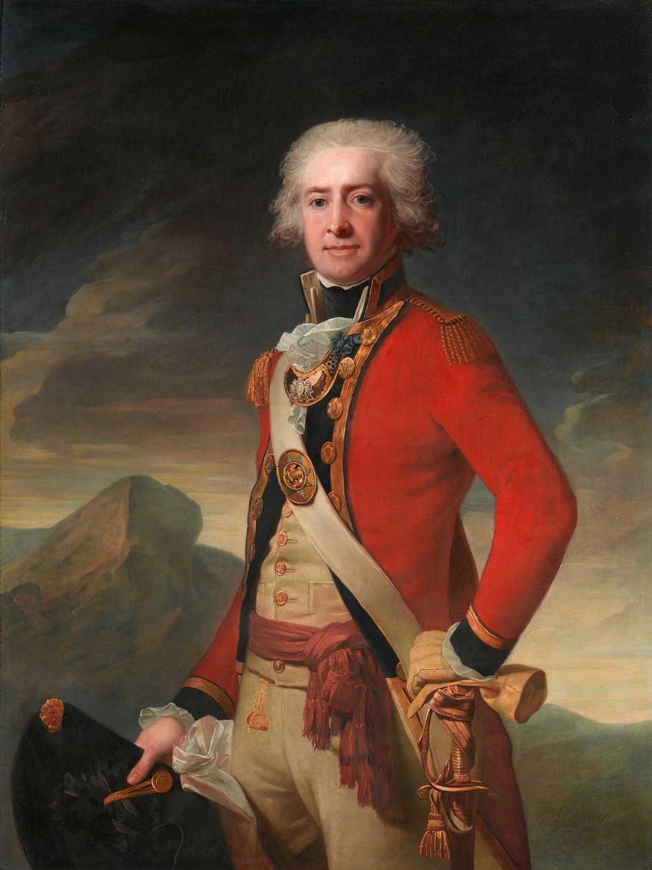 Everstiluutnantti Francis Richardson, 1. jalkakaarti, 1792 tekijältä Jean Laurent Mosnier