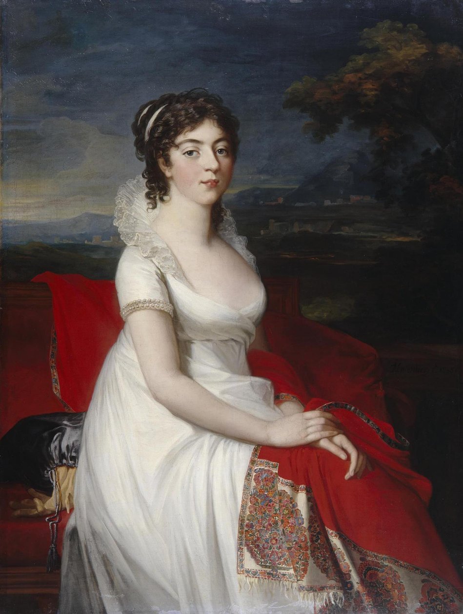 Kreivitär Obolenskajan muotokuva, 1806 tekijältä Jean Laurent Mosnier