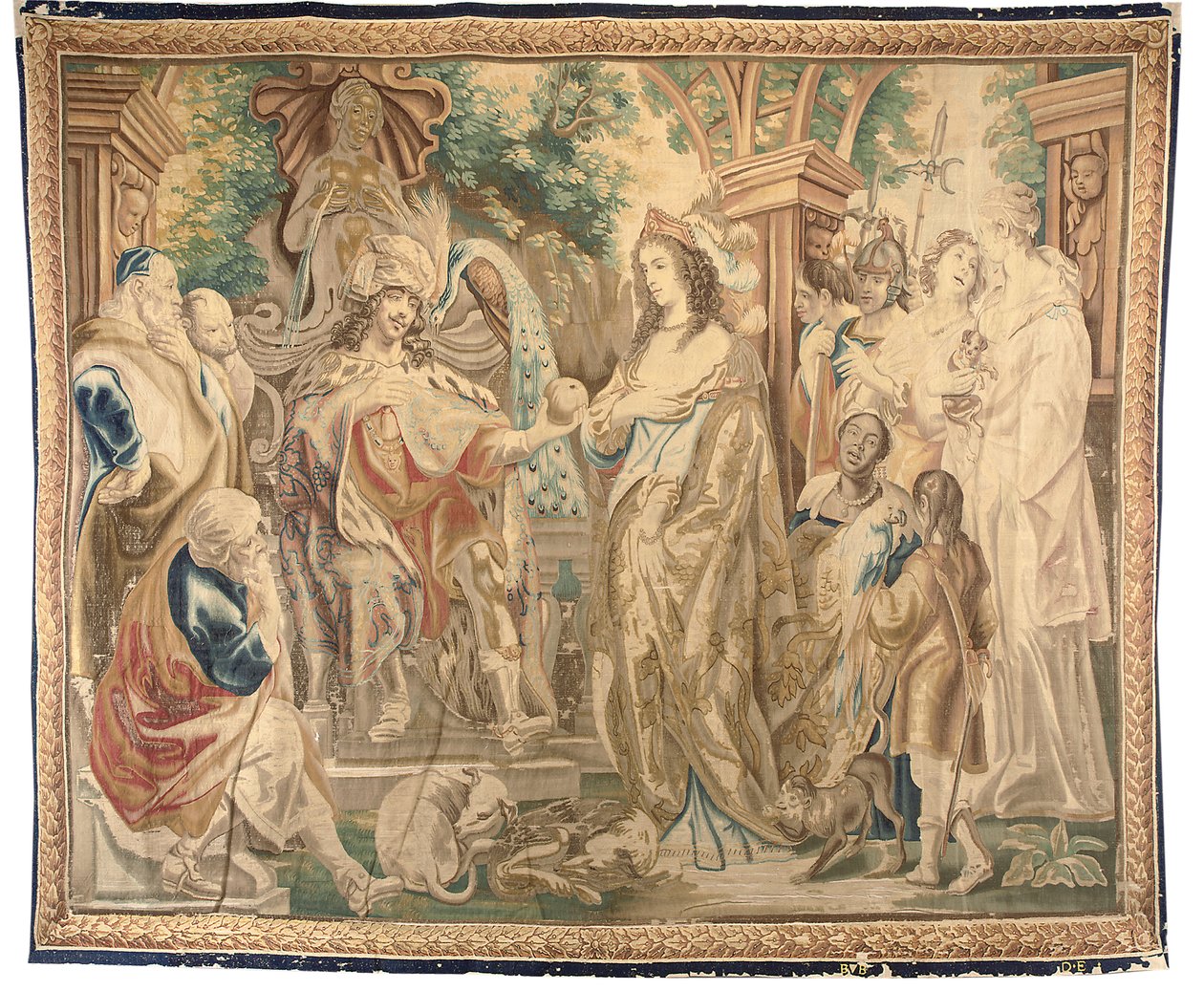 Brysselin kuvakudos kuuden kappaleen sarjasta, n. 1650 (villaa ja silkkiä) tekijältä Jean Le and Eggermans Daniel II Clerc