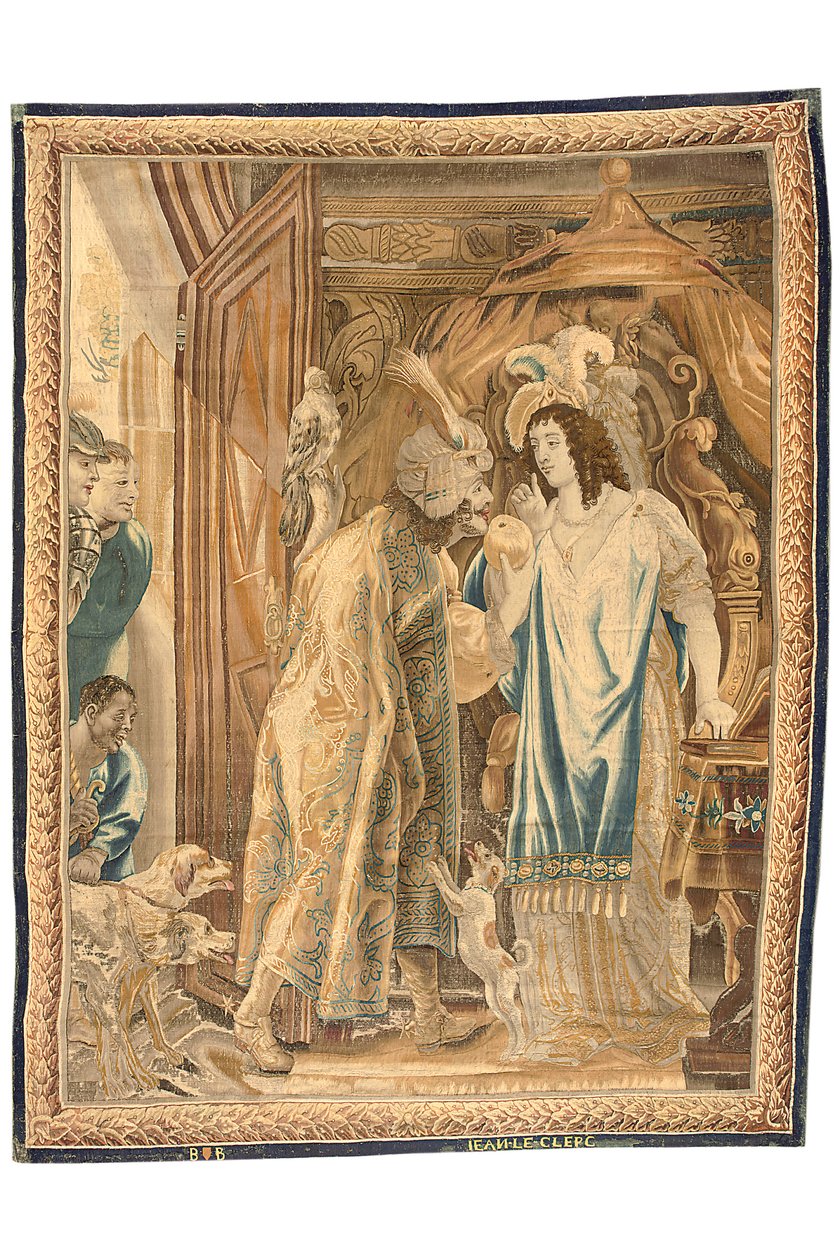 Brysselin kuvakudos kuuden kappaleen sarjasta, n. 1650 (villaa ja silkkiä) tekijältä Jean Le and Eggermans Daniel II Clerc