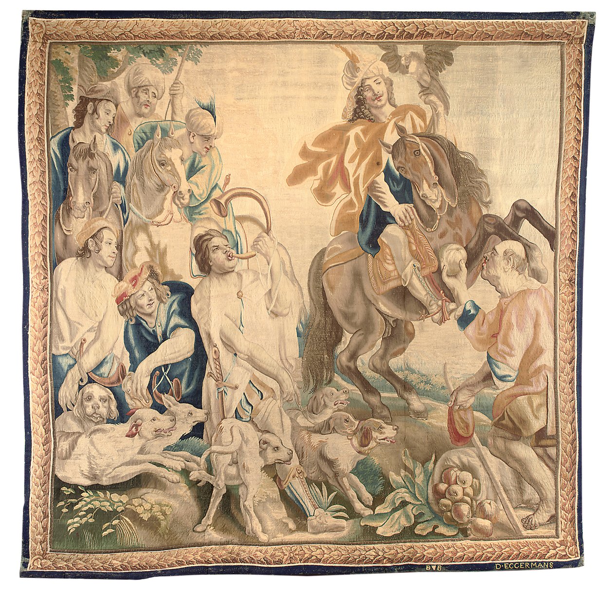 Brysselin kuvakudos kuuden kappaleen sarjasta, n. 1650 (villaa ja silkkiä) tekijältä Jean Le and Eggermans Daniel II Clerc