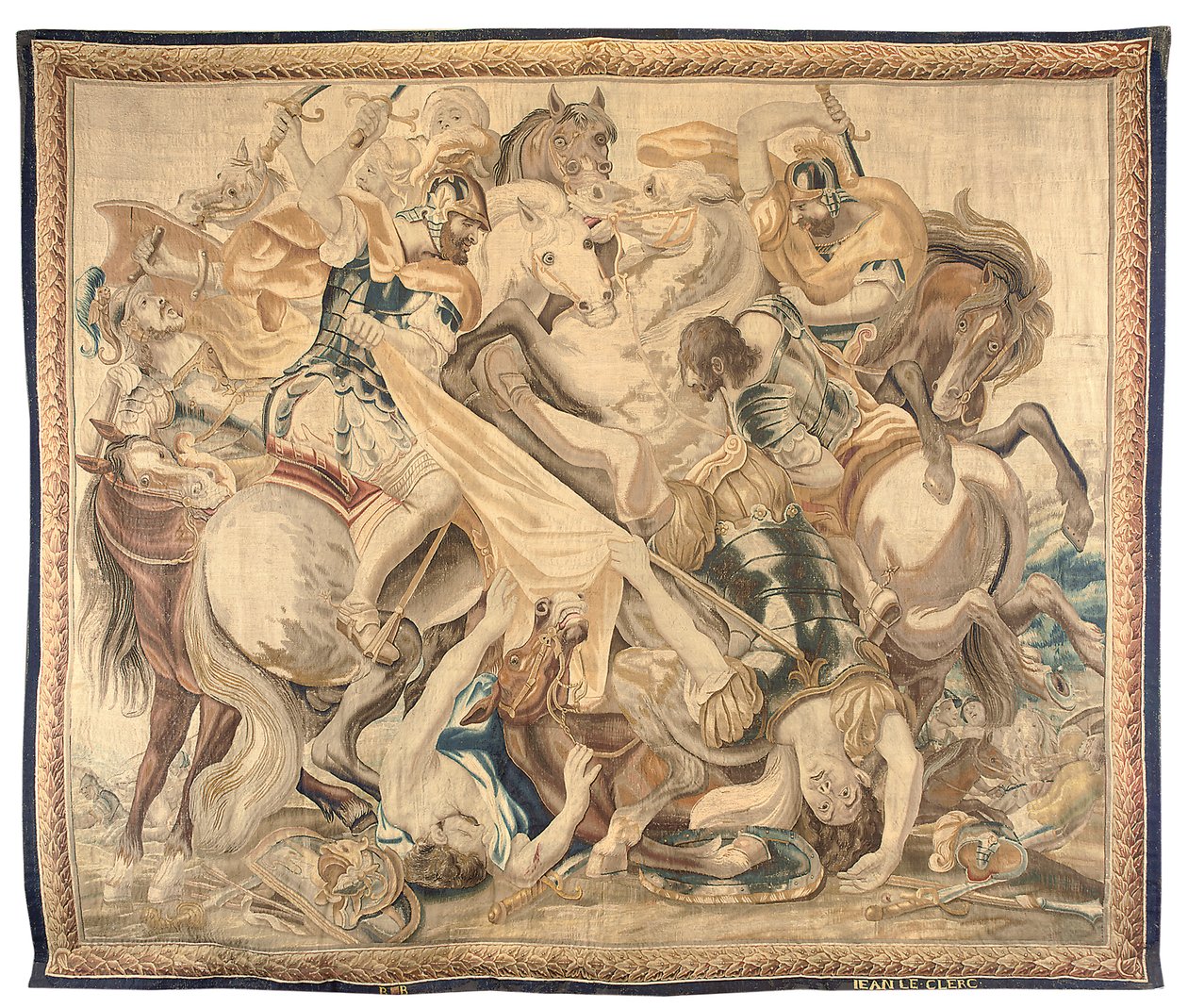 Brysselin kuvakudos kuuden kappaleen sarjasta, n. 1650 (villaa ja silkkiä) tekijältä Jean Le and Eggermans Daniel II Clerc