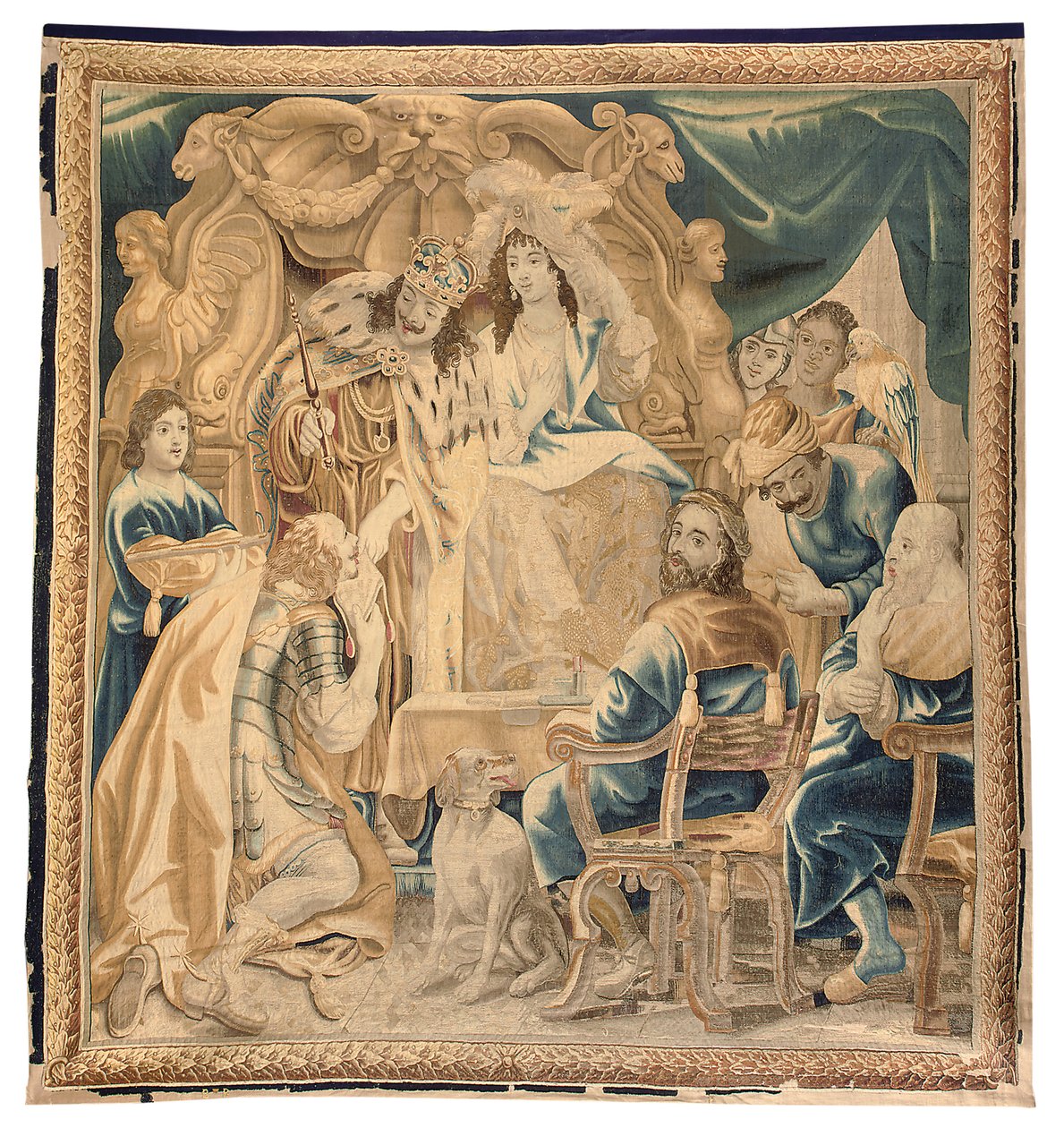 Brysselin kuvakudos kuuden kappaleen sarjasta, n. 1650 (villaa ja silkkiä) tekijältä Jean Le and Eggermans Daniel II Clerc