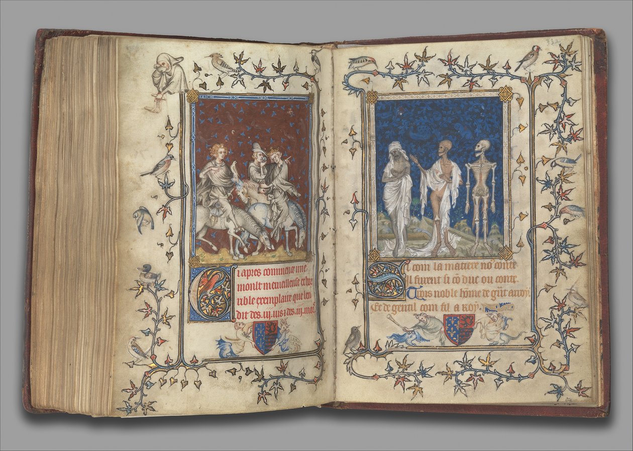 Normandian herttuattaren Luxemburgin Bonnen rukouskirja ennen vuotta 1349. tekijältä Jean Le Noir