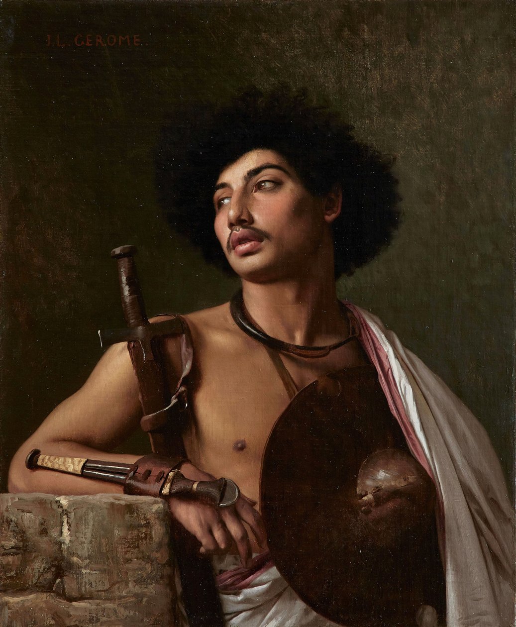 Bischari-soturi tekijältä Jean Leon Gerome