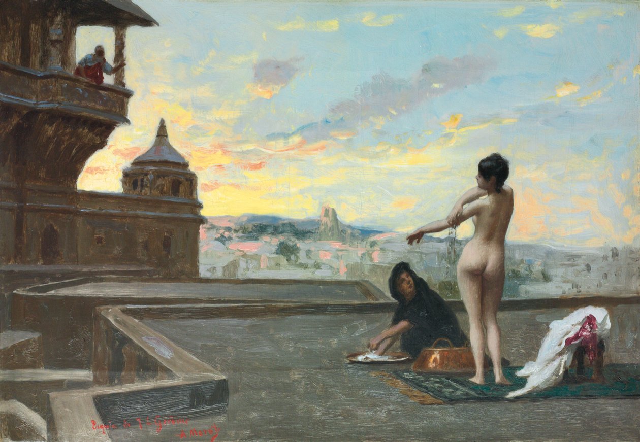 Bethsabee, 1889 tekijältä Jean Leon Gerome