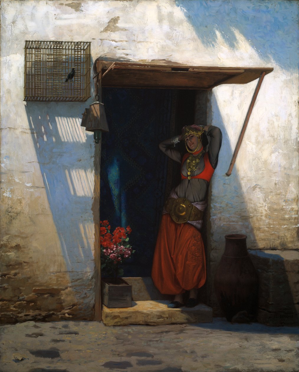 Kairon nainen ovella tekijältä Jean Leon Gerome
