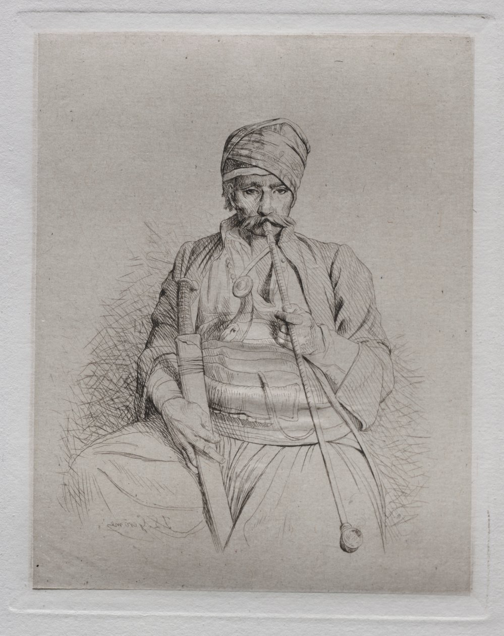 Egyptiläinen tupakoitsija tekijältä Jean Leon Gerome