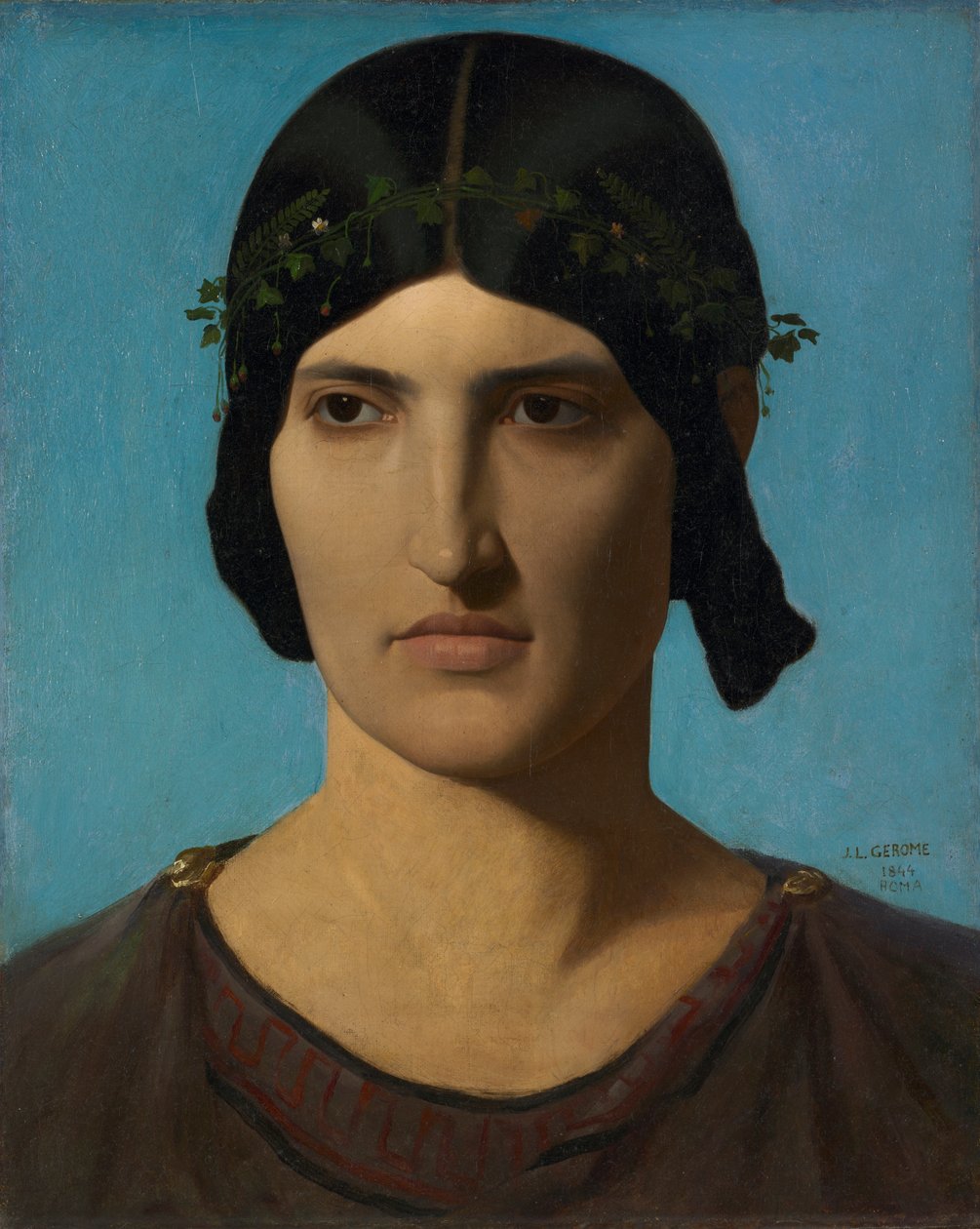 Italialaisen naisen pää tekijältä Jean Leon Gerome
