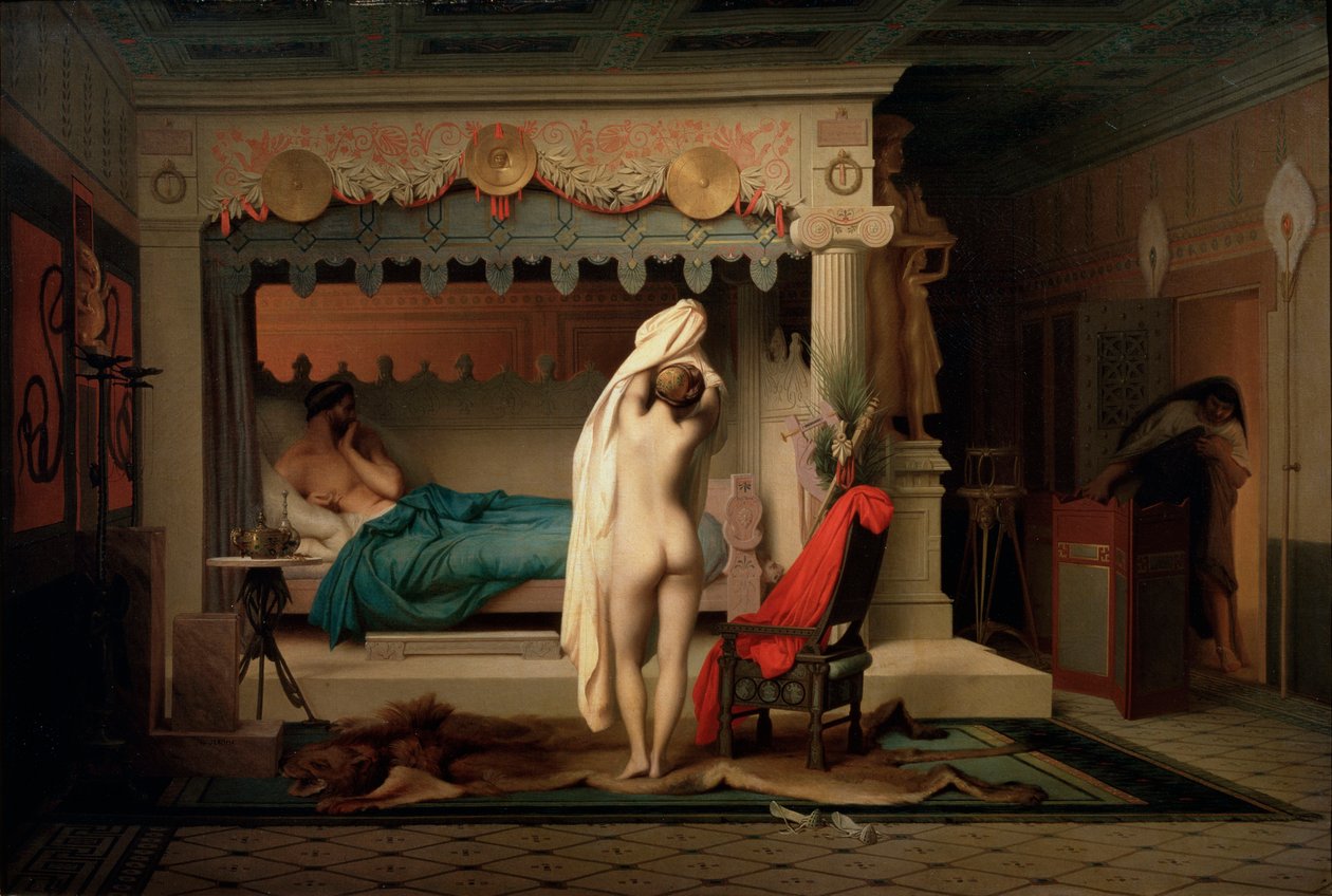 King Candaules, vuoden 1859 jälkeen. tekijältä Jean Leon Gerome