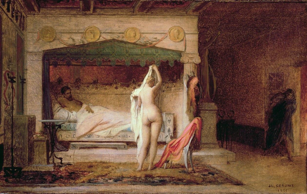 Lydian kuningas Candaules, 1858 tekijältä Jean Leon Gerome
