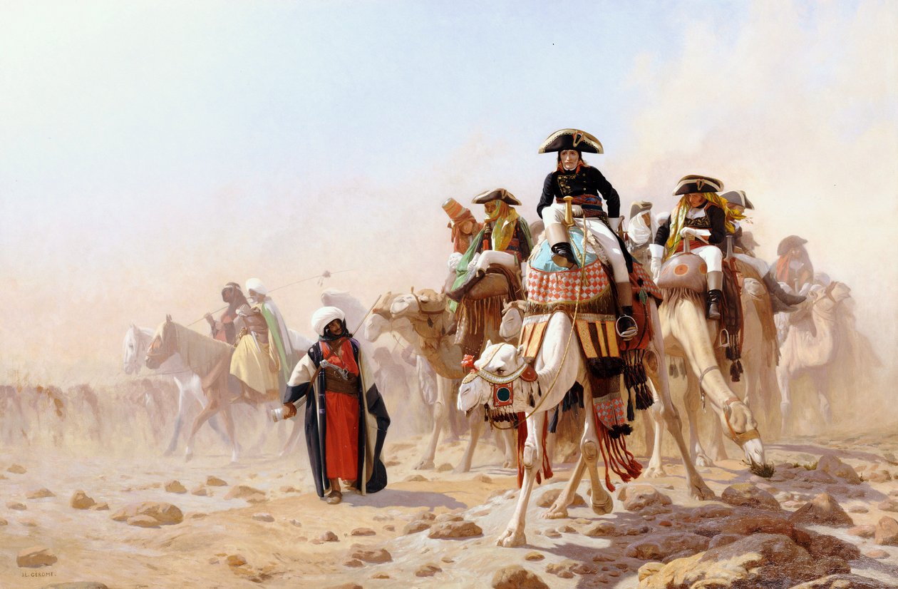 Napoleon ja hänen kenraali esikuntansa tekijältä Jean Leon Gerome