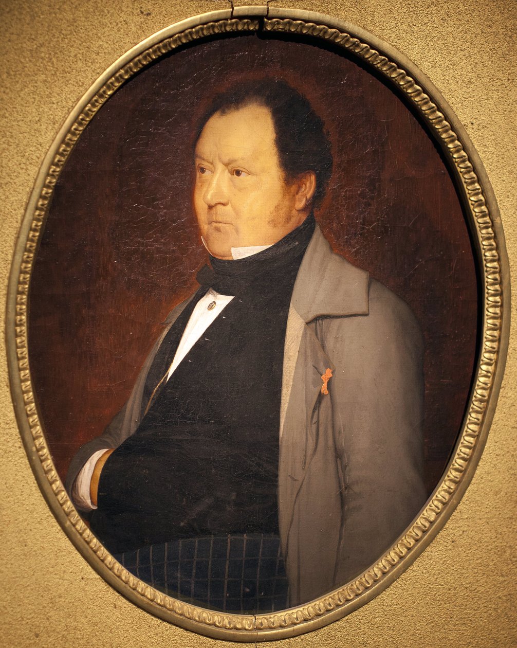 Mr. Leblondin muotokuva. Jean Leon Geromen (1824-1904) maalaus, öljy kankaalle, noin 1844. Ranskalainen taide tekijältä Jean Leon Gerome