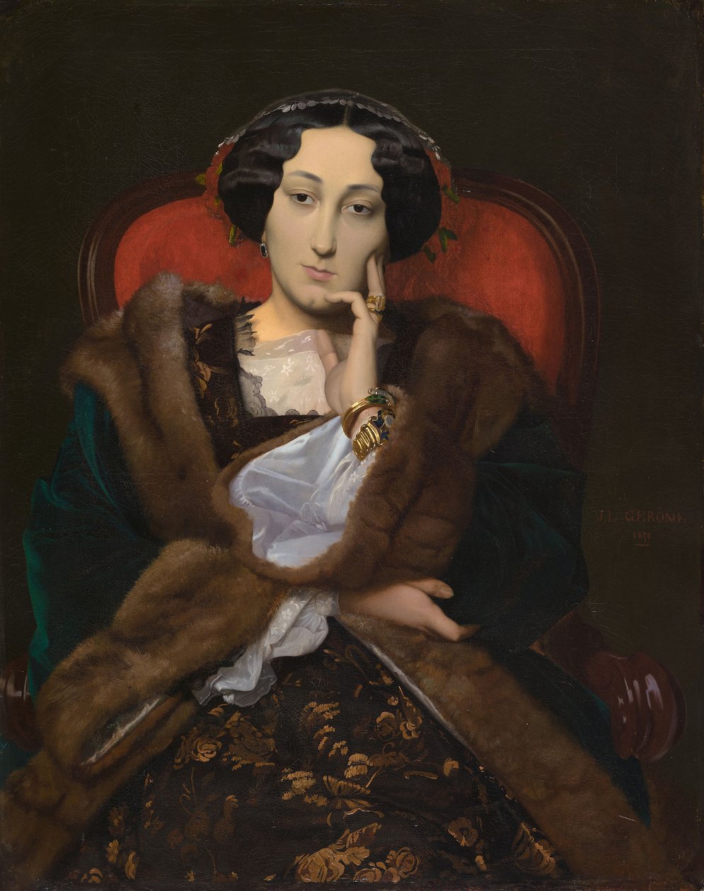 Naisen muotokuva tekijältä Jean Leon Gerome