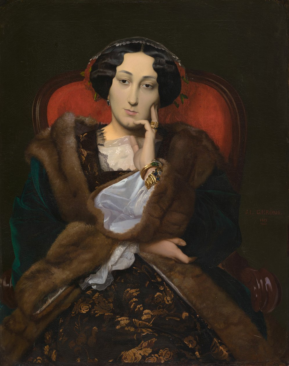 Naisen muotokuva tekijältä Jean Leon Gerome