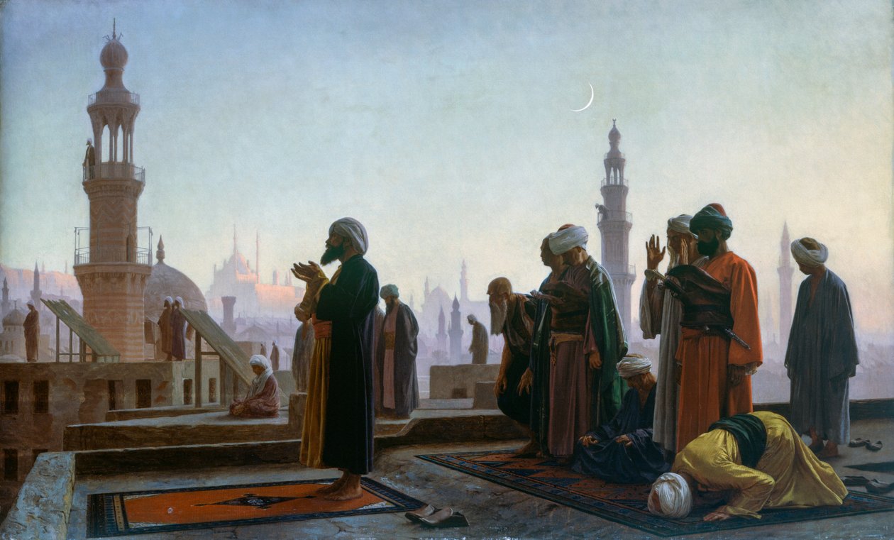 Rukous Kairossa tekijältä Jean Leon Gerome