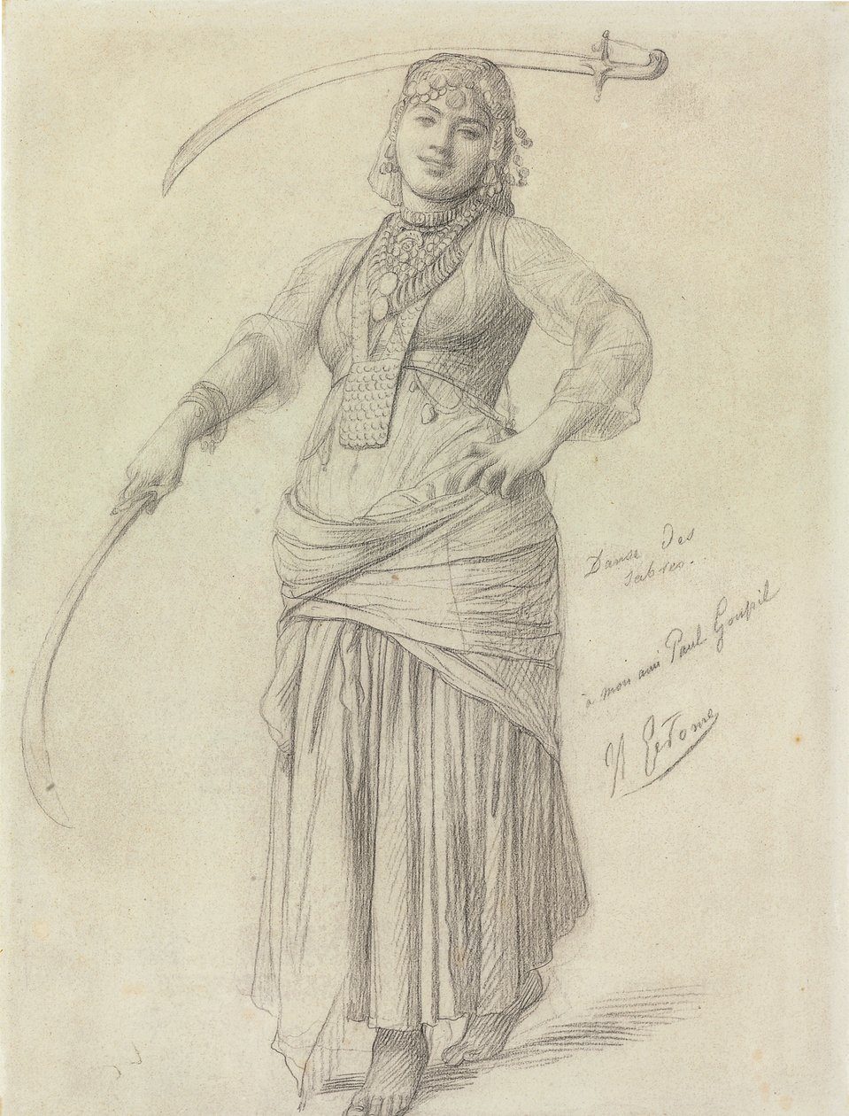 Saber Dance (kynä paperille) tekijältä Jean Leon Gerome