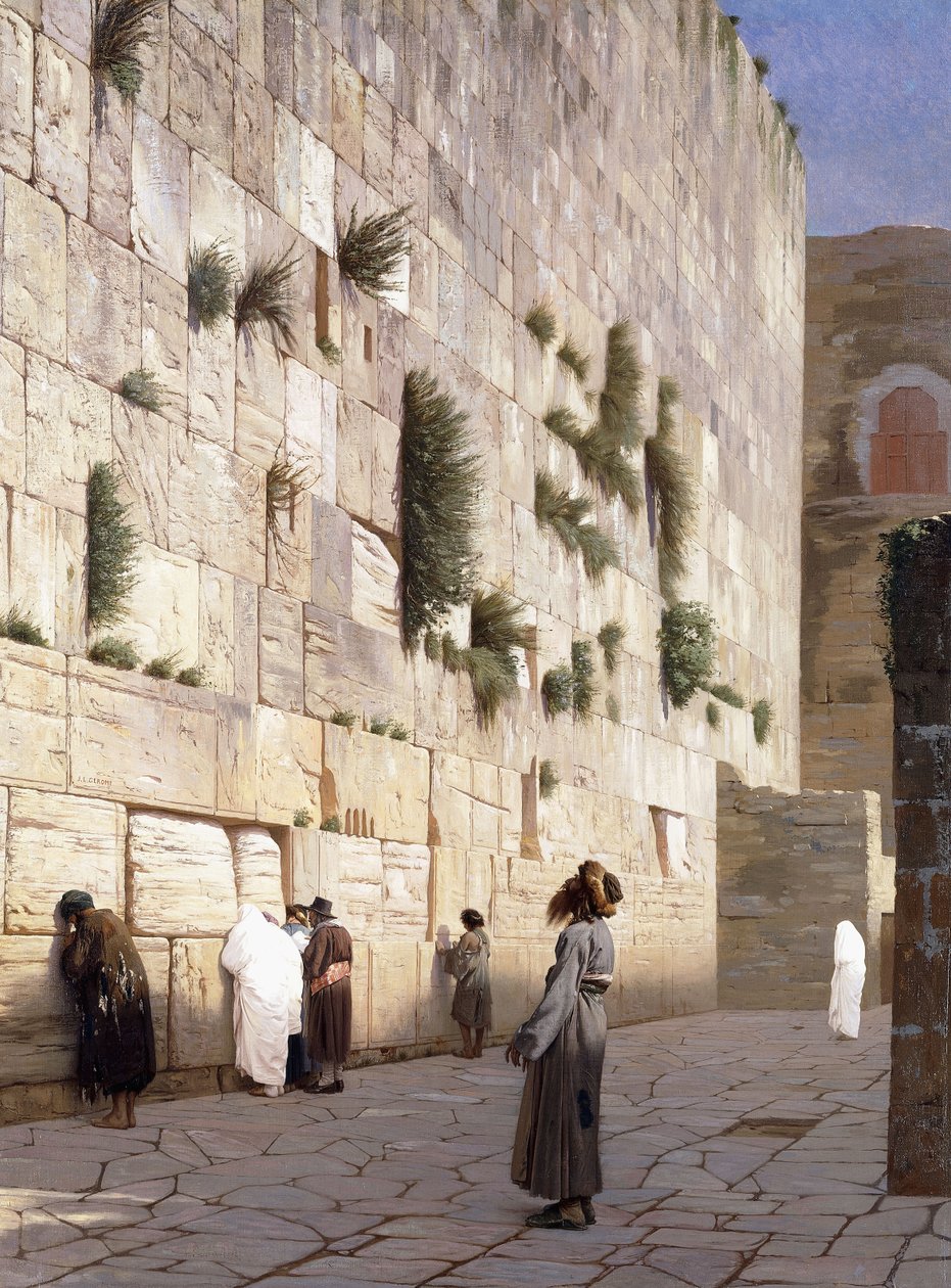Salomon muuri, Jerusalem tekijältä Jean Leon Gerome