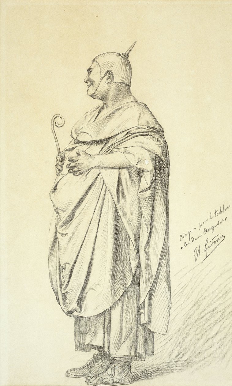 Tutkimus kahdelle Augurille, tekijältä Jean Leon Gerome