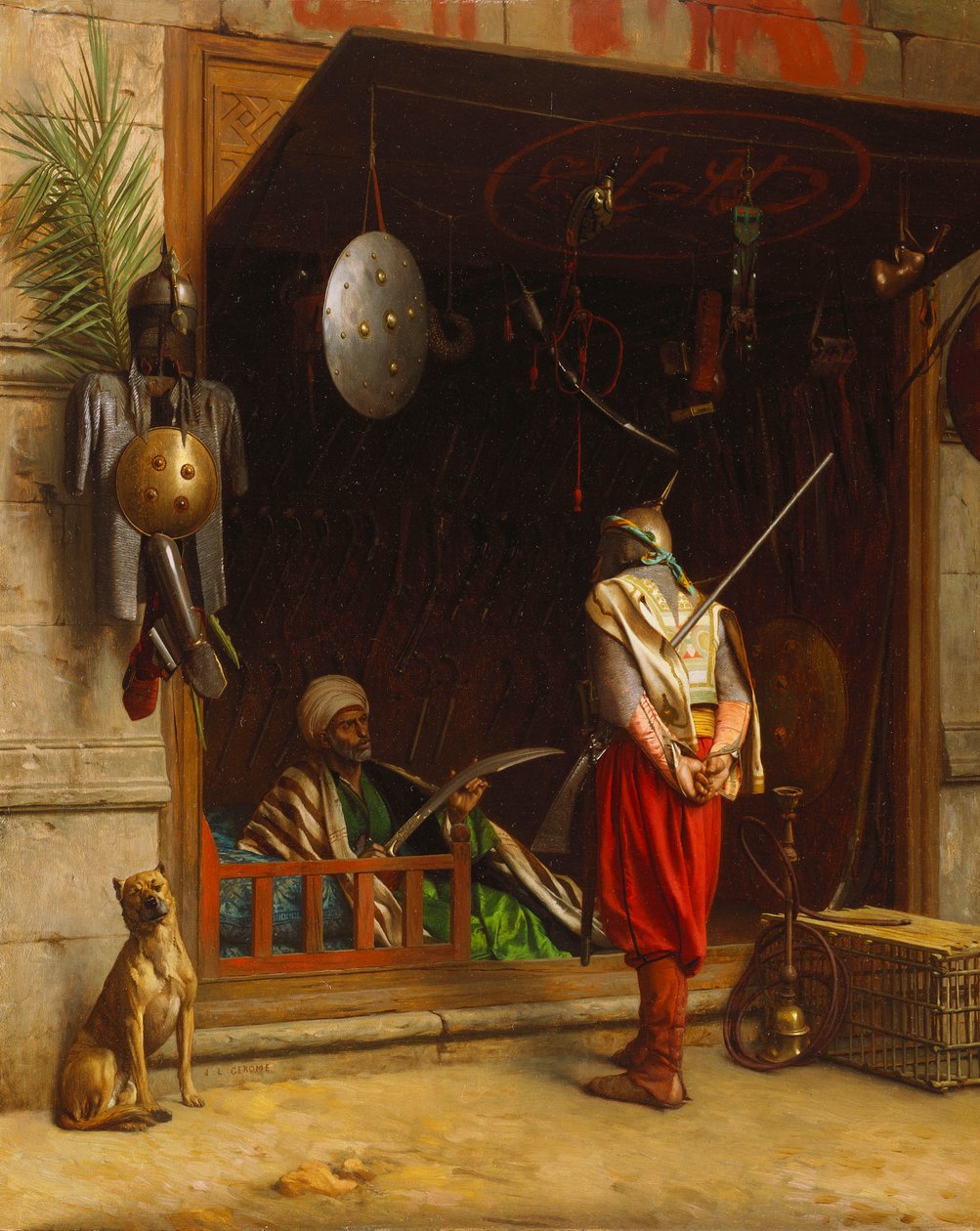 Asemarkkinat Kairossa tekijältä Jean Leon Gerome