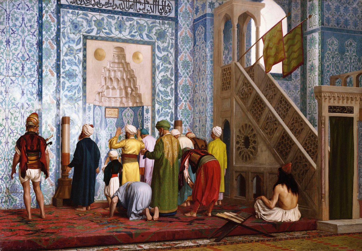 Sininen moskeija, 1878 tekijältä Jean Leon Gerome