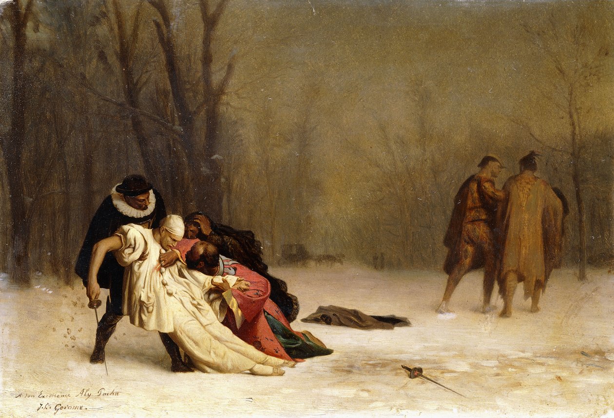 Kaksintaistelu pallon jälkeen tekijältä Jean Leon Gerome
