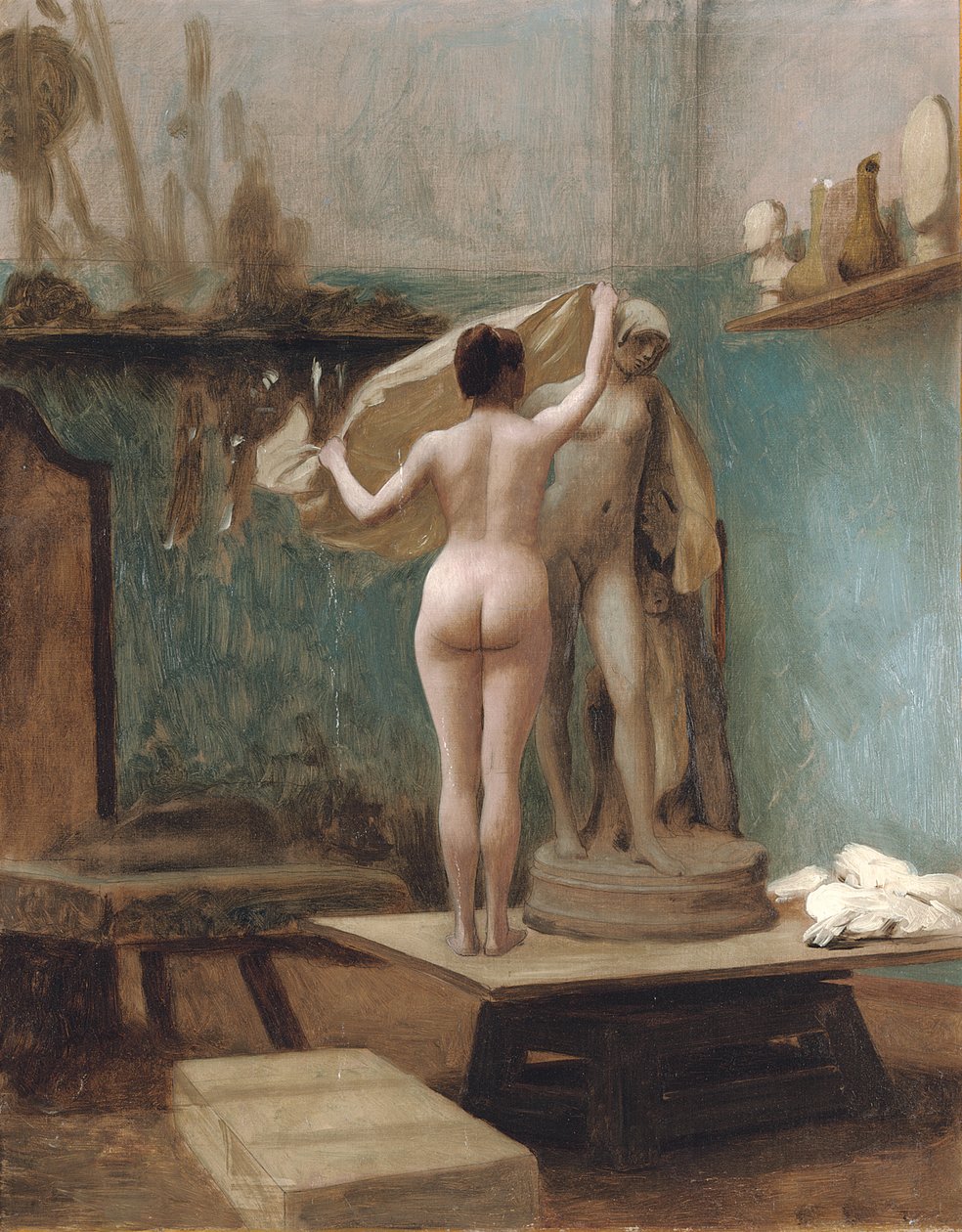 Istunnon loppu, noin 1896 tekijältä Jean Leon Gerome